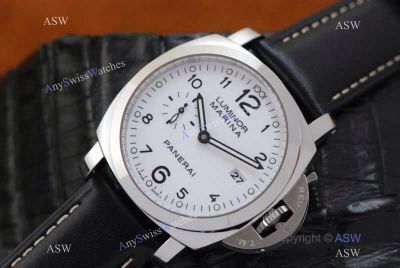 Replica Luminor Marina Panerai Stainless Steel Case White Face Watch